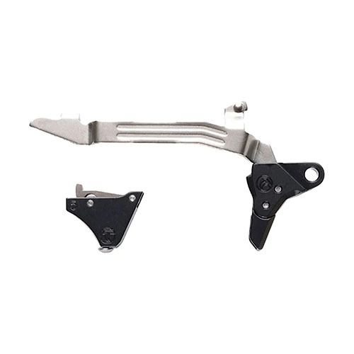 GLOCK PIVOT SAFETY TRIGGERS fra TIMNEY gir en ren og presis avtrekksfølelse med 3 lb trekktvekt, enkel installasjon og uovertruffen pålitelighet.