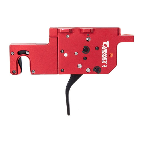 Timney Ruger Precision 2 Stage Trigger gir enkel installasjon uten gunsmithing, med fabrikkinnstilte to-trinns trekk for presis kontroll og nøyaktighet.