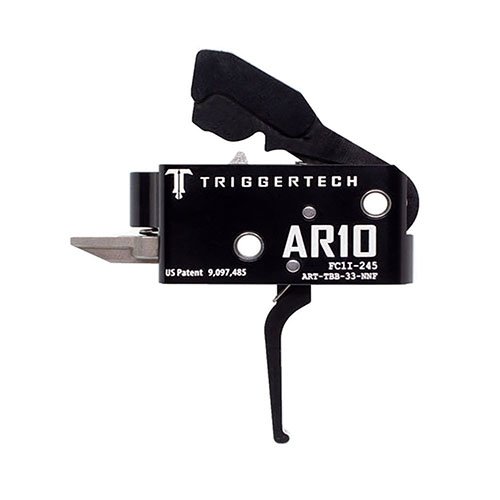 TRIGGERTECH AR10 tilbyr en presis og pålitelig avtrekker med Frictionless Release Technology™, kort to-trinns handling og utmerket korrosjonsmotstand.