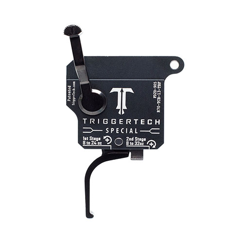 TRIGGERTECH REM700 SPECIAL gir en null-kryp avtrekk, justerbar vekt, fire sikkerhetspunkter og Frictionless Release Technology™ for optimal ytelse og pålitelighet.