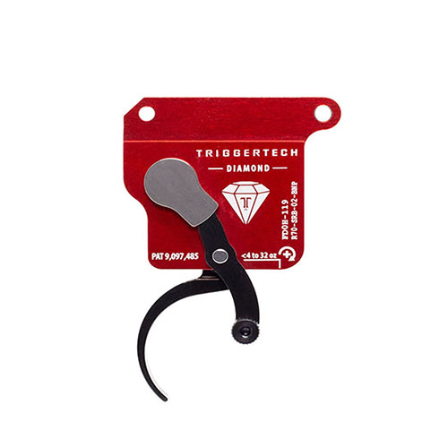 TRIGGERTECH Rem700 Diamond Bottom Safety gir en presis avtrekk med Frictionless Release Technology™, lettvektsfølelse og høy holdbarhet for Remington 700.