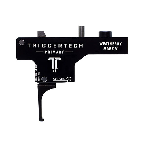 TRIGGERTECH Weatherby Mark V Special gir en presis avtrekk med Frictionless Release Technology™, kort overtrekk og høy pålitelighet, selv under tøffe forhold.