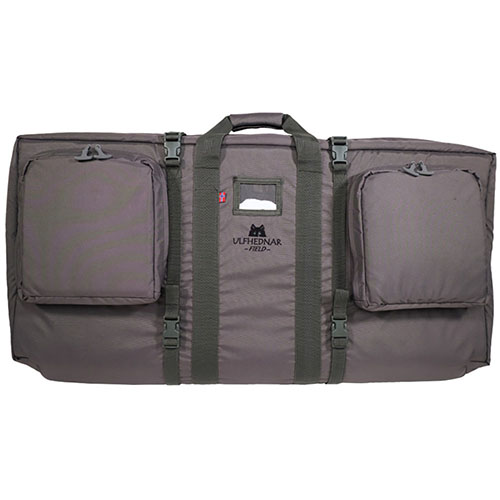 ULFHEDNAR Double Bow Bag med ryggsekkstropper på 100 cm er lett og romslig, perfekt for transport av to buer med rikelig plass til utstyr.