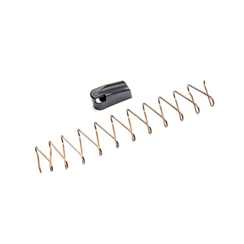 FLAT-WIRE SPRING/FOLLOWER KIT fra WILSON COMBAT gir overlegen styrke og holdbarhet med MAX flatwire spring og ETM polymer follower, ideell for daglig bruk.
