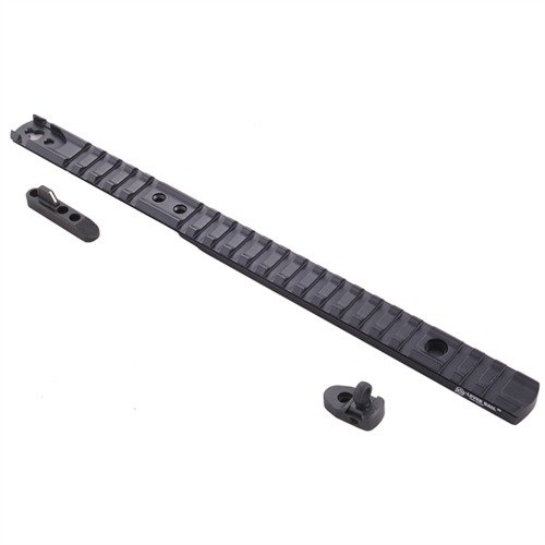 Lettvekts scope rail med backup jernsikter for Marlin rifler, justerbar ghost ring og høy synlighet frontpost for rask sikting i alle lysforhold.