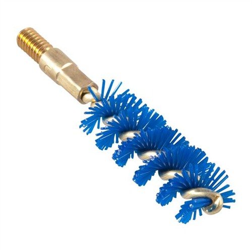 IOSSO NYFLEX PISTOL BORE BRUSHES renser effektivt håndvåpen, rifler og hagler med fleksible bristles som ikke setter seg fast, og skader ikke bore.