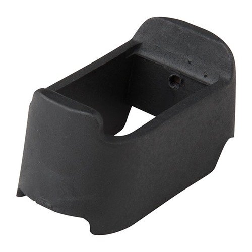 Grip extender for Glock® gir bedre grep og komfort ved bruk av full-size magasiner i kompakte våpen, samtidig som det forbedrer avtrekk og rekylkontroll.