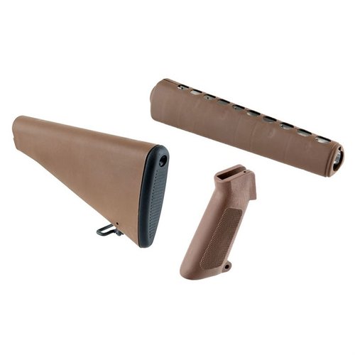 Rekreasjon av en amerikansk klassiker med Brownells M16A1 møbelsett, laget for å gjenskape originalen med høy kvalitet og tilgjengelig i flere farger.