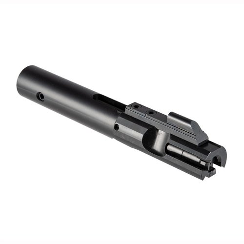 Brownells AR-15 9mm Bolt Assembly er en pålitelig og prisgunstig løsning for 9mm AR, laget av 4140 stål med Nitride-finish, kompatibel med Glock® magasiner.
