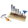 MAGNA-TIP® PROFESSIONAL SUPER SET gir deg 120 bits for perfekt passform, inkludert justerbar Torque Handle for presis momentoverføring og profesjonelt arbeid.