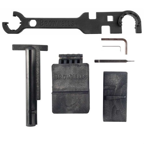 Brownells AR-15/M16 Critical Tools Kit gir deg essensielle verktøy for bygging, modifikasjon og vedlikehold av AR-15 og M16, alt i en praktisk pakke.