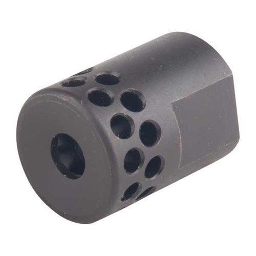 Brownells Short Muzzle Brake gir maksimal bremsing i kompakt størrelse, med 0.125