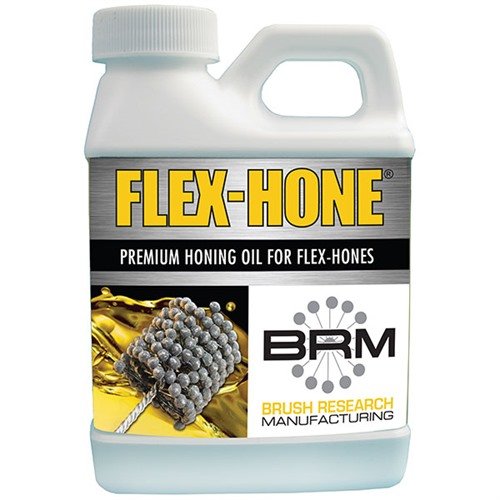 FLEX HONE OIL er spesielt formulert for Flex Hones, inneholder honing- og lappingoljer i en petroleumbase som ikke skader aluminium, messing eller stål.