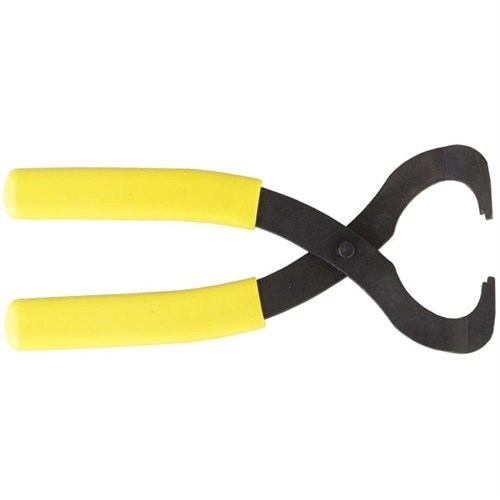 CASTLE NUT PLIERS fra BROWNELLS har herdet stålhode som eliminerer fleks, gir presis grep og forhindrer stripping av M1A/M14 flash suppressor mutter.