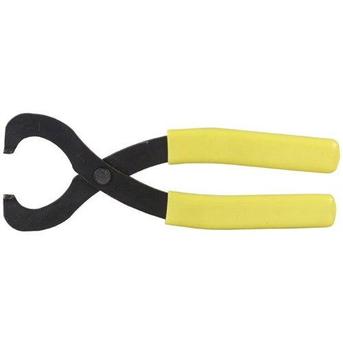 Fjern basepads raskt og uten skade med spesialiserte tenger som sikrer presis kontakt og forhindrer overkomprimering av magasinveggene.