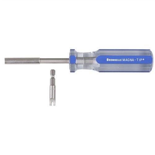 RUGER® Double Action Screwdriver Set er perfekt for 'smiths og skyttere, med en varmebehandlet ejector retainer bit som gjør demontering av Ruger® double action sylindre enkelt.