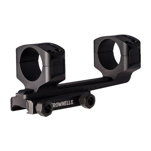 Brownells AR-15 Cantilever Scope Mount gir en solid plattform for 30mm kikkertsikter, med høyde for komfortabel posisjon og minimal forskyvning av sikte.