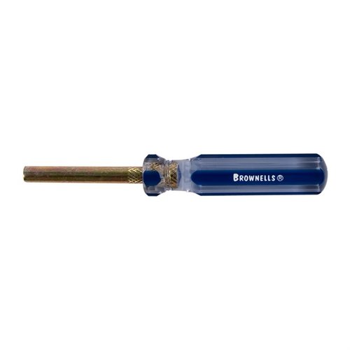 Brownells Enhanced Front Sight Tool for Glock® har et stort, komfortabelt håndtak for enkel bruk, og passer til både fabrikk- og ettermarkeds front sights.