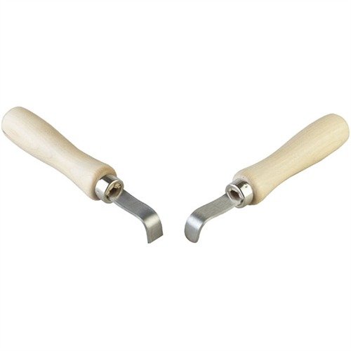 HARD FIT CURL SCRAPERS gir presis kontroll med høy kvalitet verktøystål, perfekt for finjustering av treverk uten å skade materialet.