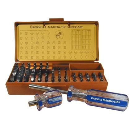 MAGNA-TIP 58 BIT MASTER SCREWDRIVER SET gir deg tilpassede bits med TRUE hollow-ground design for optimal kraftoverføring og perfekt passform til varierte skruehull.