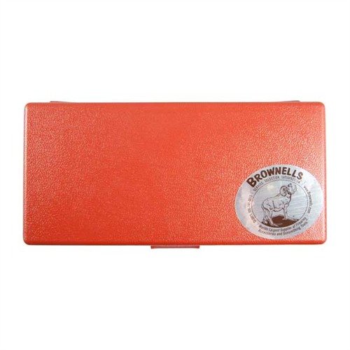 BROWNELLS MAGNA-TIP® SUPER SET STORAGE CASE er en robust og kompakt oppbevaringsløsning i uknuselig polyetylen, med løftbare skuffer for enkel tilgang til verktøy.