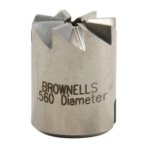 90° CHAMFER CUTTER fra BROWNELLS gjør det enkelt å justere barrel/cylinder gap og kvadrere bakenden av løpet uten å fjerne det fra rammen.