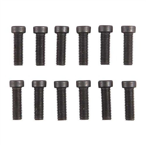 SIGHT BASE SCREW KIT fra BROWNELLS inneholder 12 slotted-head skruer i høy kvalitet, perfekt for alle monteringsjobber av kikkertsikter og jernsikter.