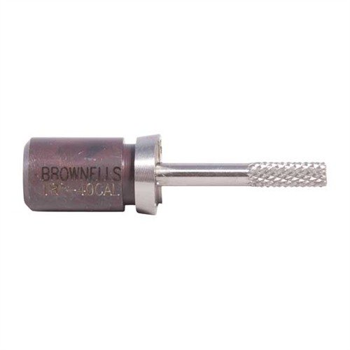 Få maksimal presisjon med BARREL CHAMFERING PLUG GAUGES fra BROWNELLS, designet for nøyaktige målinger av kammerdiameter og chamfervinkler.