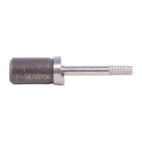 Få maksimal nøyaktighet med BARREL CHAMFERING PLUG GAUGES fra BROWNELLS. Presisjonsmåler for .38/.357 kaliber, med selvstyrt design og instruksjoner inkludert.
