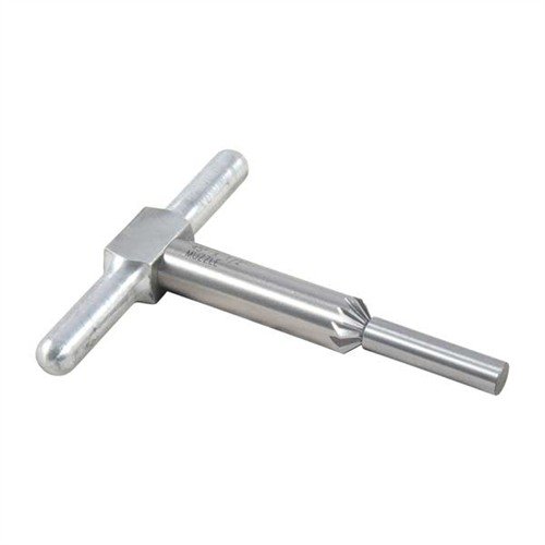 45° chamfering cutter gir raskere påfylling av revolverkammer og gir en ren kuleutgang ved å bryte skarpe kanter på munnings- og sylindermunn.