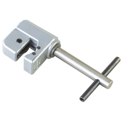 CRANE STRETCHER fra BROWNELLS fjerner enkelt overskuddsslag i sylinderen ved å swage en liten rille i bakenden av crane/yoke-røret.