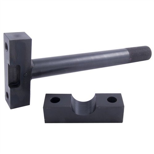 Brownells Large Ring Mauser Rifle Action Wrench & Head tilbyr presisjon, solid stålkonstruksjon og jevn momentfordeling for trygg barrelbytte.