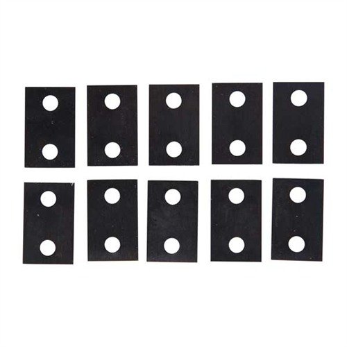 SCOPE SHIM KIT gir deg en økonomisk og praktisk løsning med 80 shims i ulike tykkelser og hullavstander for perfekt justering av kikkertsikte.