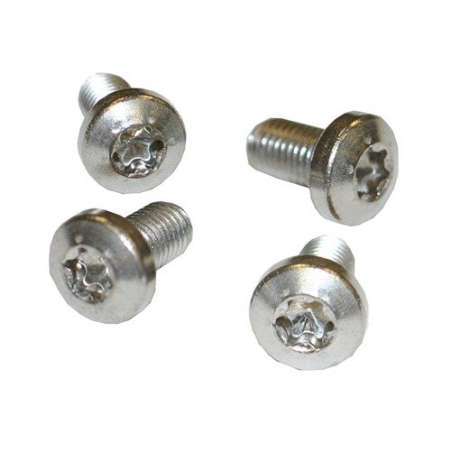 1911 TORX® HEAD GRIP SCREWS gir en unik tilpasset look med sitt stjernesymbolet, og forhindrer riper på 1911 Auto rammer og grep.