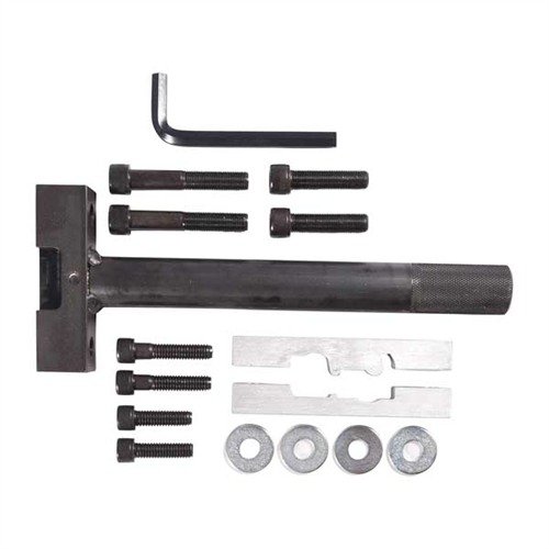 Vår Revolver Action Wrench omslutter rammen helt med spesielle no-mar aluminiumhoder, som forhindrer vridning og skader, og passer til Brownells system.