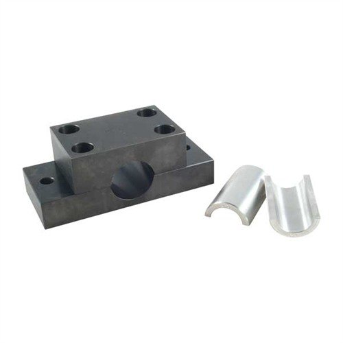 Brownells Barrel Vise gir enestående klemkraft for å sikre selv de strammeste løp, med slitesterke stål- og aluminiumshylser for perfekt passform.