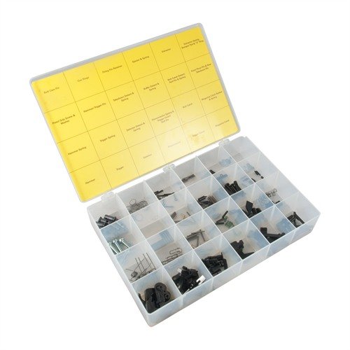 AR-15/M16 Armorer's Small Parts Kit fra Brownells gir deg viktige deler for både over- og underreceiver, perfekt for vedlikehold og bygging av AR-15.