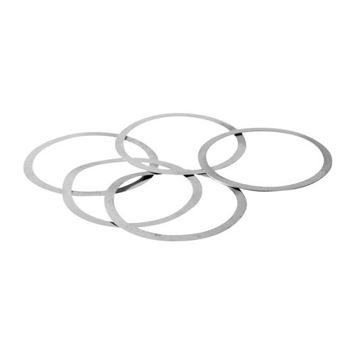 AR-15 barrel nut shim kit gir perfekt justering av barrel nut og gas tube, samt toppskinne, uten å påvirke headspace. Inkluderer flere tykkelser.