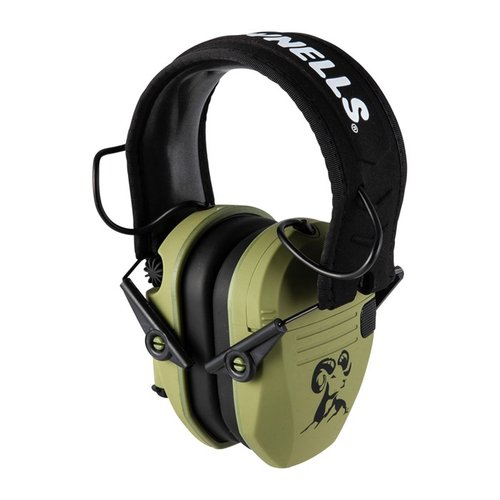 3.0 Premium Electronic Earmuffs fra Brownells gir 23dB lydreduksjon, to mikrofoner for omgivelseslyd, komfortabelt hodebånd og audio-inngang.