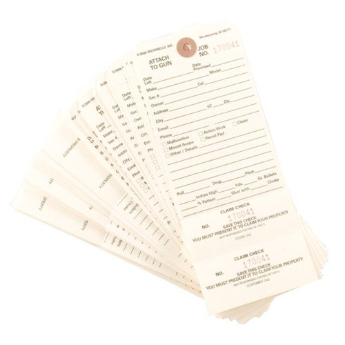 Med DOUBLE STUB CLAIM CHECKS får du to identisk nummererte kvitteringer som eliminerer forvirring og gir full kontroll over reparasjoner.