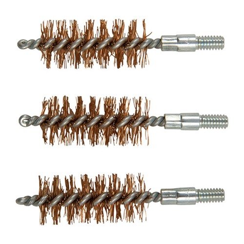 DOUBLE-TUFF™ BORE BRUSH fjerner effektivt bly og fastbrente avleiringer fra boret i håndvåpen, rifler og hagler med ekstra tykke bristles i fosforbronse.