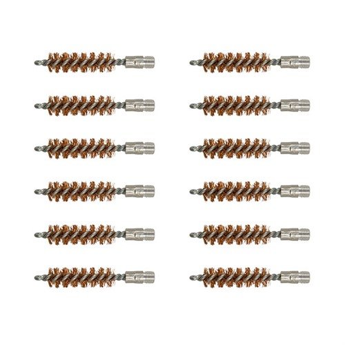 DOUBLE-TUFF™ BORE BRUSH fjerner effektivt bly og hardt smuss fra rifler, pistoler og hagler med sine ekstra tykke fosforbronsebørster.