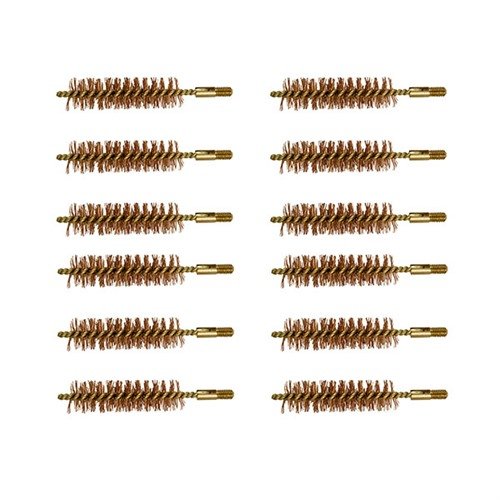 DOUBLE-TUFF™ Bore Brush med ekstra tykke fosforbronse børster gir effektiv rengjøring av bly og hardt smuss i løpet av kort tid uten å ripe opp bore.