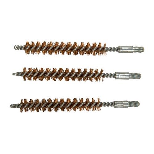 DOUBLE-TUFF™ BORE BRUSH er perfekt for å fjerne hardnakket smuss fra løpet på håndvåpen, rifler og hagler med ekstra tykke bristles av fosforbronse.