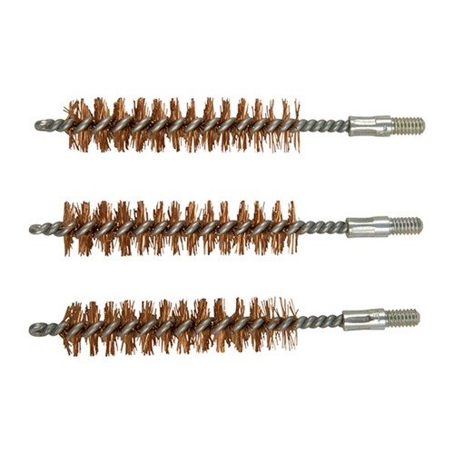 DOUBLE-TUFF™ BORE BRUSH fjerner effektivt karbon og smuss fra løpene på håndvåpen, rifler og hagler med ekstra tykke bristles i fosforbronse.