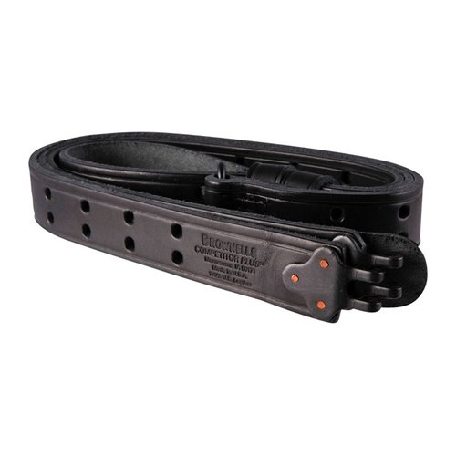 COMPETITOR PLUS™ RIFLE SLING tilbyr førsteklasses lær, ekstra kraftige kroker og sydde holdere, laget i USA for maksimal ytelse og holdbarhet.