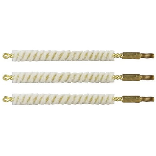 Wool Bore Mops fra Brownells er ideelle for rengjøring av våpen, med naturlig ull som holder mye rensemiddel og skånsom messing som ikke riper løpet.