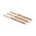 BROWNELLS SPECIAL LINE DEWEY BRUSH, BRONZE, 6MM-.25 CALIBER, 3 PACK