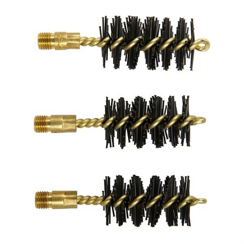 Effektiv HEAVY WEIGHT NYLON BORE BRUSH fra BROWNELLS for 10 gauge hagler. 🧼 Rengjøring uten riper, perfekt for sta skitt!