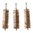 BROWNELLS 20 Gauge Bronze Chamber Brush 8-32 Thread 3 Pack